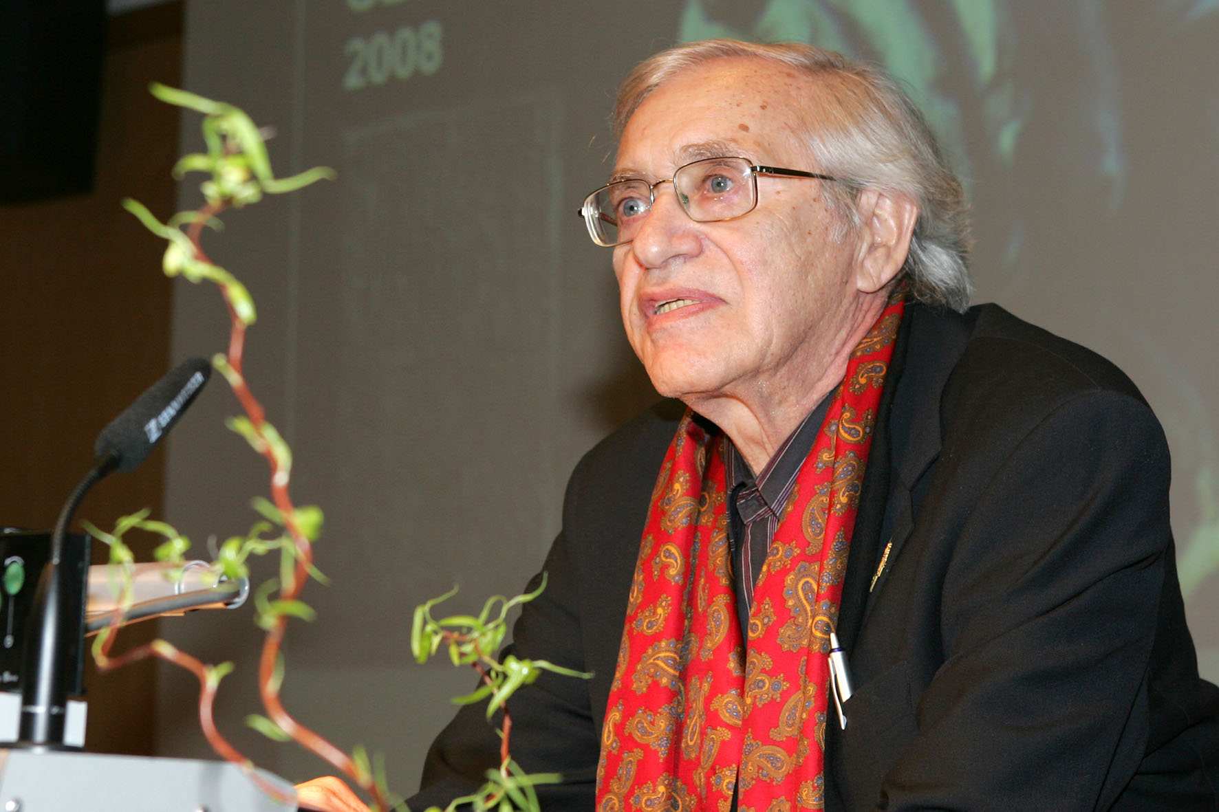 Dr. Nathan Durst bei der Gedenkveranstaltung am 27.01.2008 im Konferenzzentrum der Hannes-Seidel-Stiftung in München