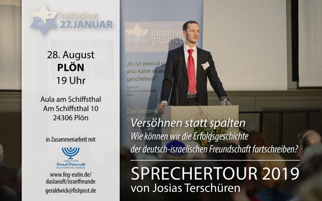 Sprechertour 2019 von Josias Terschüren | 28. August in Plön