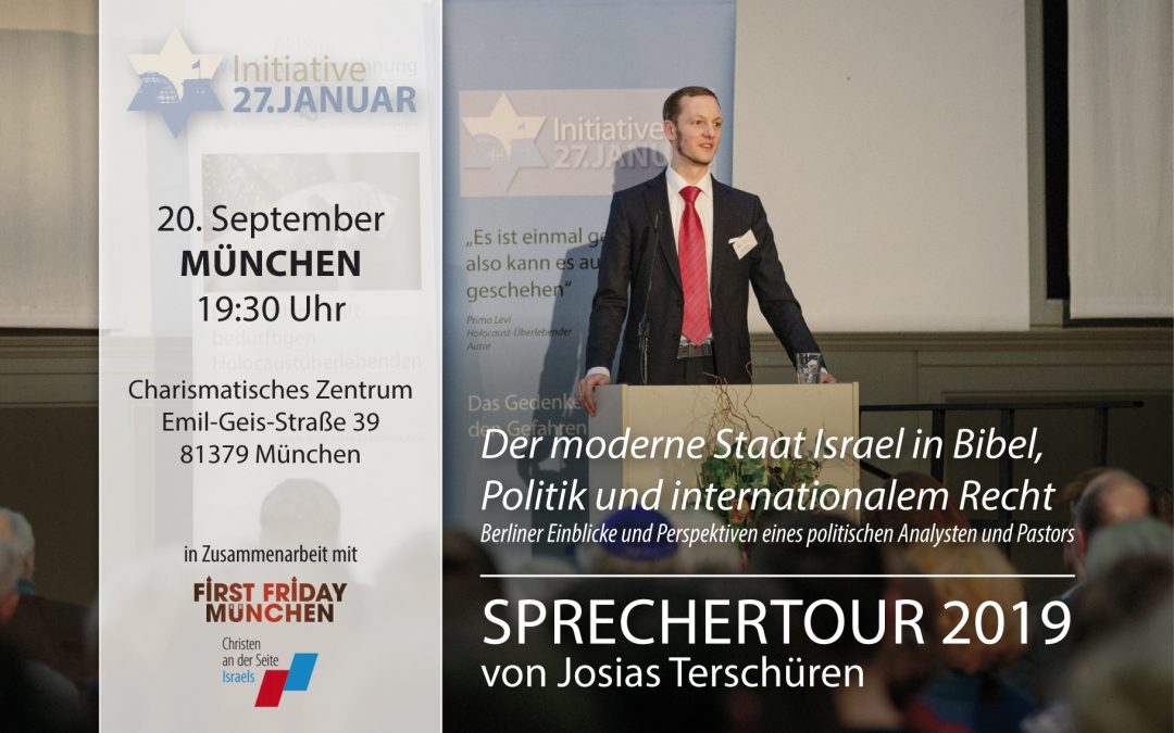Sprechertour 2019 von Josias Terschüren | 20. September in München